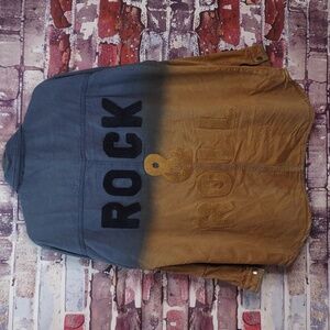 Elan "Rock& Roll" Dip Dye Western Shirt/Jacket